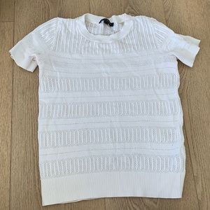 Banana Republic knit white top
